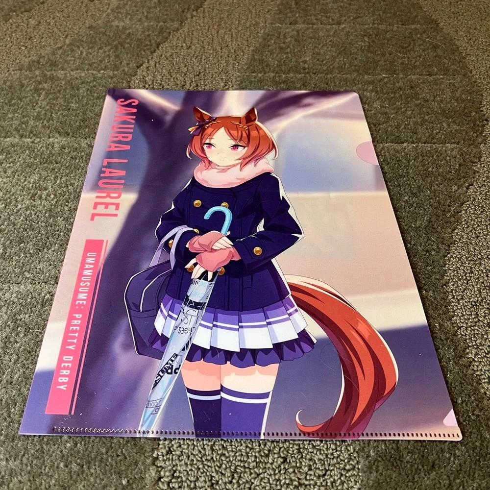 Uma Musume Pretty Derby Sakura Laurel Clear File Folder Plastic Anime Japan Cute